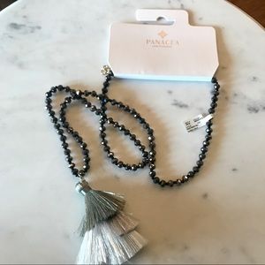 NWT Panacea Tassel Necklace